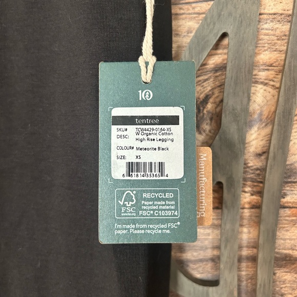 TENTREE leggings NWT size XS - Picture 3 of 3